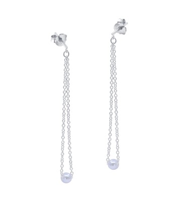 Dangling Chain Silver Earring STC-2220
